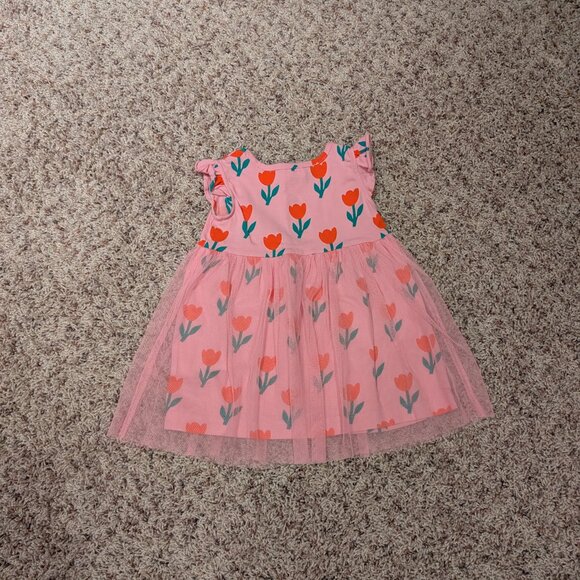 Hanna Andersson Baby Flutter Sleeve Tulle Dress - Picture 4 of 4